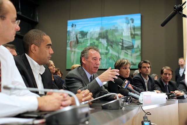 François Bayrou et Rodolphe Thomas François Bayrou et Rodolphe Thomas